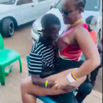 Zodwa Wabantu Forcing Man to Grab Her Ass in Public