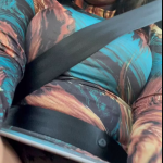 Bustylwa Rubbing Her Pussy While Driving